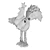 Charming Rooster Interior Toy 3D model small image 3