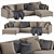 Modern Italian Ditre Krisby Chaise 3D model small image 1