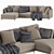 Modern Italian Ditre Krisby Chaise 3D model small image 4