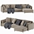 Modern Italian Ditre Krisby Chaise 3D model small image 6