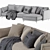 Modern Italian Ditre Krisby Chaise 3D model small image 7