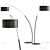 Ligne Roset DIMENSIONS Metal Floor Lamp 3D model small image 2