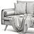 Modern Elegance: Mcelhaney Round Sofa 3D model small image 5