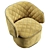 Sleek Swivel Chair: Customizable & Compact 3D model small image 3