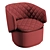 Sleek Swivel Chair: Customizable & Compact 3D model small image 6