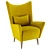 Nosta Armchair- Contemporary Comfort 3D model small image 1
