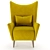 Nosta Armchair- Contemporary Comfort 3D model small image 3
