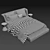 Title: Minotti Reeves Bed: Sleek and Stylish 3D model small image 6