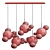 Title: Spiked Glass Bubble Chandelier 3D model small image 4