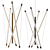 Sleek T4 Chandelier Pendant: Archxx 3D model small image 1