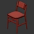 Sleek Sigsbee Chair: Modern Comfort 3D model small image 4