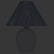 Curly Shade Lamp - Zara Home 3D model small image 3