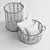 Handcrafted Storage Baskets by Greenvibe 3D model small image 7