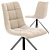 Luxury Dining Set: Sedia Diamond Chair & Nack Table 3D model small image 5