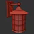 Hinkley Freeport Bronze Outdoor Wall Light 3D model small image 4