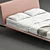 Bend Fabric Bed: Versatile Style 3D model small image 2