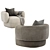 Modern Poltrona Linteloo ARP Armchair 3D model small image 3