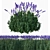 Elegant Lavender Floral Sculpture 3D model small image 1