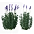 Elegant Lavender Floral Sculpture 3D model small image 2