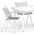 Anatra Armchair & Dining Table Set 3D model small image 5