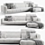 Oscar Sofa - Stylish and Comfortable 3D model small image 1
