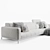 Oscar Sofa - Stylish and Comfortable 3D model small image 3