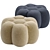 Colorful Pouf Ottoman in Various Hues 3D model small image 1