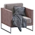 Contempo Chair: Sleek and Stylish Seating 3D model small image 2
