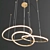 Olympic F45 3x: Sleek LED Pendant 3D model small image 2