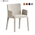 Sleek Potocco Lars Dining Chair 3D model small image 1
