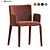 Sleek Potocco Lars Dining Chair 3D model small image 3