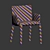 Sleek Potocco Lars Dining Chair 3D model small image 6