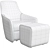 Modern Armchair Design by Norman Foster 3D model small image 13