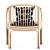 Orchid Edition Chair: Sleek Elegance 3D model small image 4