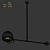 Retro Vision: Balancing Globe Pendant 3D model small image 3