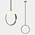 NEO CLASSIC Iride Pendant - PBR-Optimized, Various Sizes 3D model small image 2