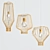Sleek Glass Pendant Lights: SAYA Collection 3D model small image 5