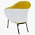 Sleek Angie Chair: Modern Stylish Design 3D model small image 3