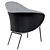 Sleek Angie Chair: Modern Stylish Design 3D model small image 4