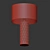 Elegant Flow Decor Table Lamp 3D model small image 3