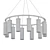 Marley 42 Pendant: Aged Brass Elegance 3D model small image 2