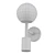 KOP C White Wall Lamp 3D model small image 2