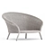 Sleek Strada Lounge Chair 3D model small image 9