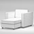 Finnala Corona 5.2 Sofa 3D model small image 8