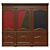 Wooden Panel Wallpaper Set 3D model small image 1