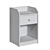HAUGA IKEA Bedside Table - Gray or White 3D model small image 6
