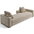 Fendi Casa One Sofa: Angular Peninsula Design 3D model small image 9