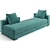 Fendi Casa One Sofa: Angular Peninsula Design 3D model small image 11