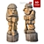 350 Wooden Man Figure - Detailed & Textured 3D Model 3D model small image 1