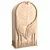 Ethereal Woodcarved Wardrobe 3D model small image 1